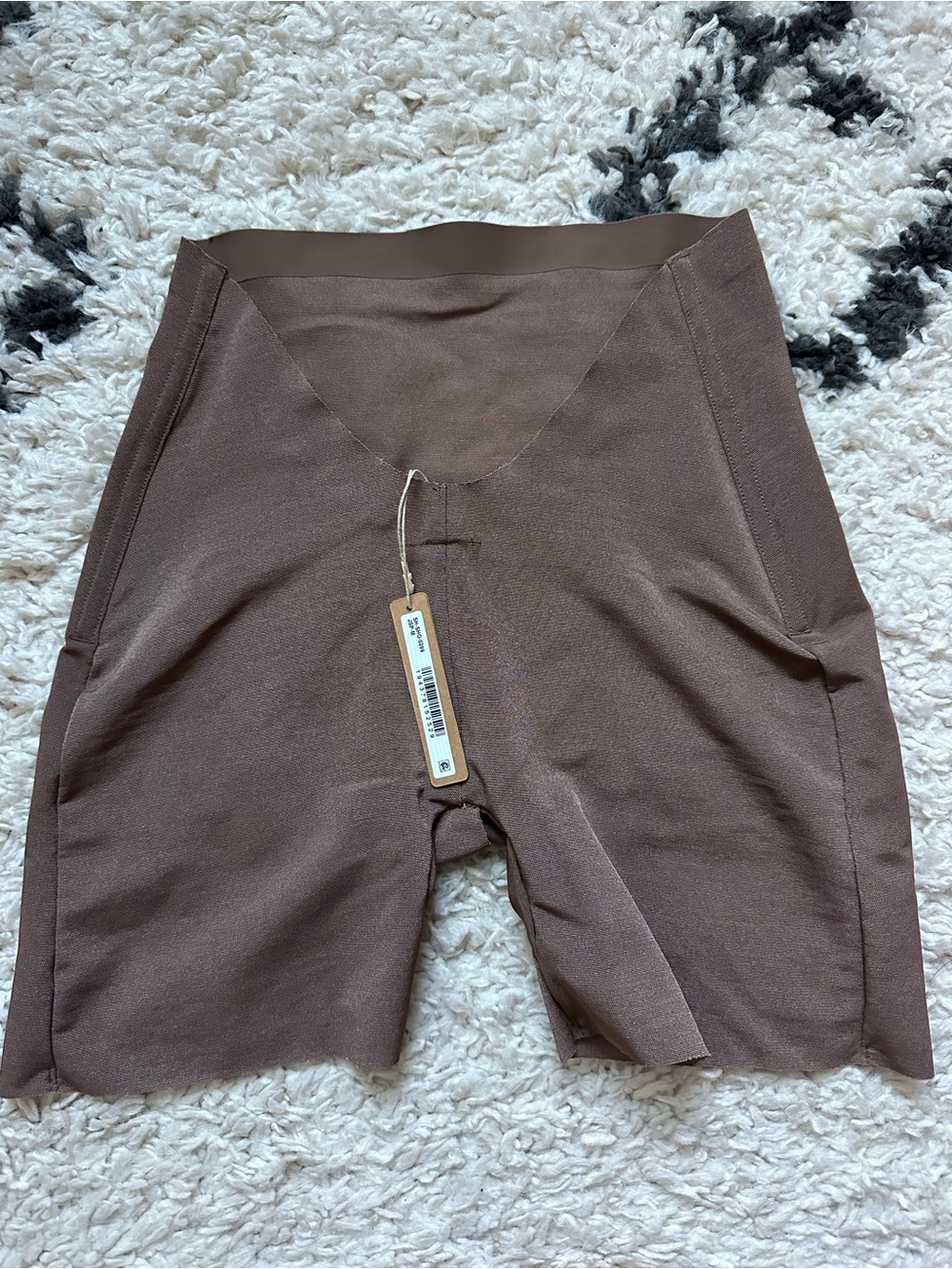 SKIMS Chocolate Brown Seamless Sculpting Mid-Thigh Shorts